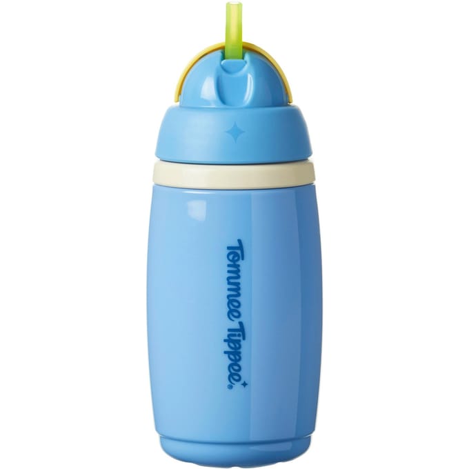 Tommee Tippee Drinking Bottle With Straw +12M Blue 266 ml