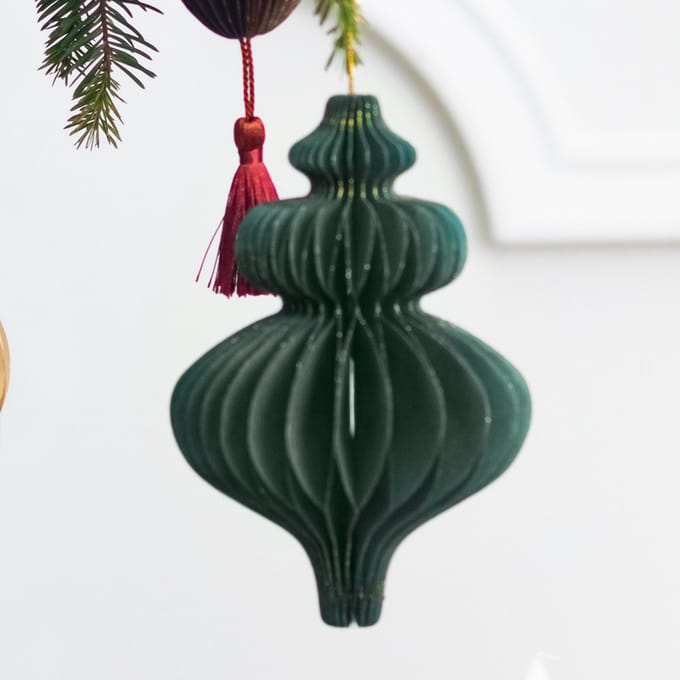 Kersthanger Groen Pegel - 15 cm