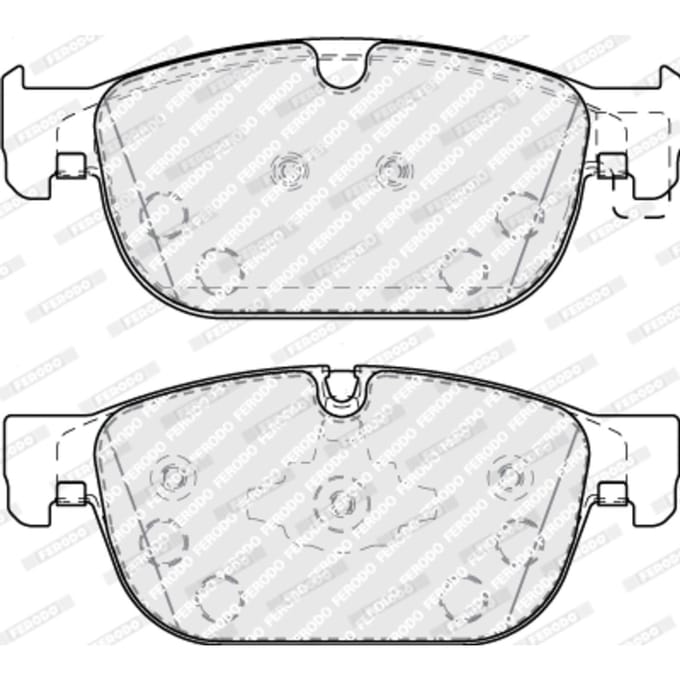 Remblokset FERODO FDB5117, voor