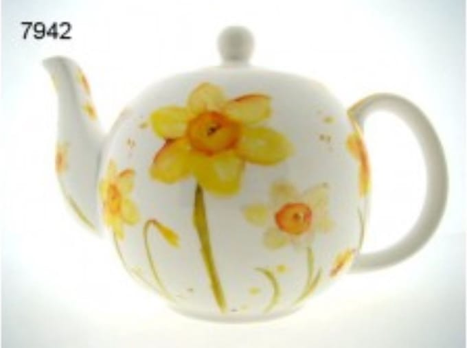 Theepot Narcissen