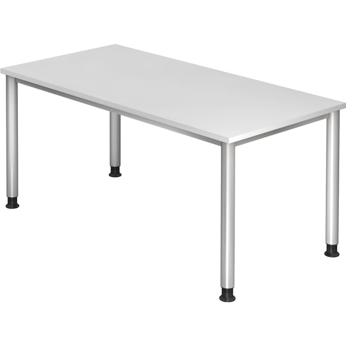 HILO 16 S | Bureau - Wit 160 x 80 Tafelhoogte I In hoogte verstelbaar