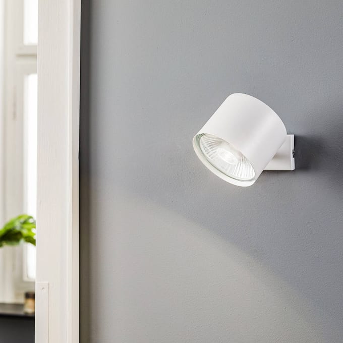 ALDEX Wandspot Bot, wit, beweegbaar