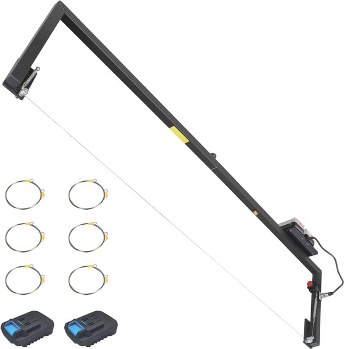 CLVP® Professionele Piepschuimsnijder - Gloeidraad - Warm Snijmes - Zwart