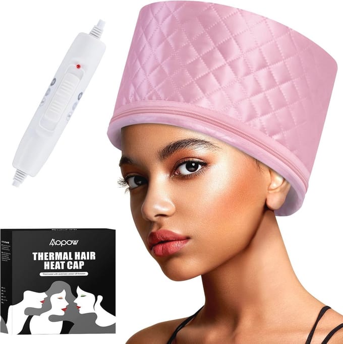 Diepe Conditioneringskap voor Afro Haar - Elektrische Stoomkap met 2 Verwarmingsmodi