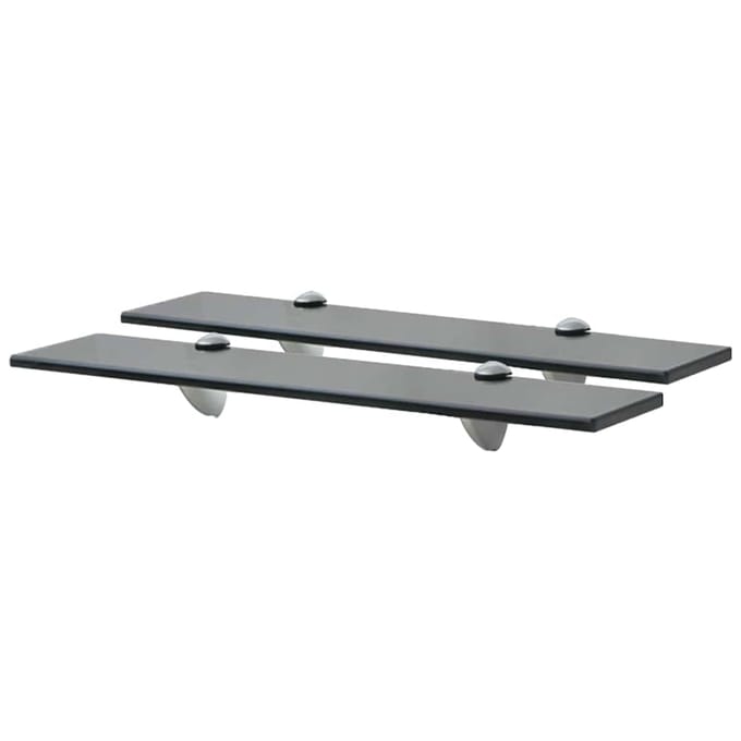vidaXL - Schappen - zwevend - 2 - st - 50x10 - cm - 8 - mm - glas