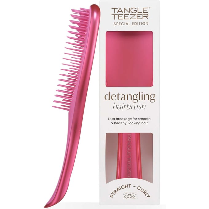 Tangle Teezer The Ultimate Detangler Chrome - Hot Pink
