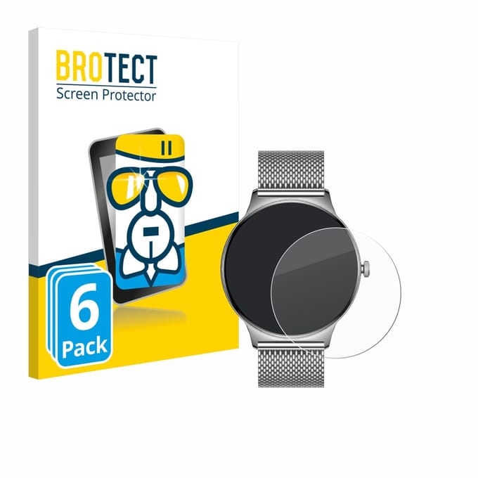 Screenprotector 6 Stuks voor Pireware Slim Smartwatch Beschermglas transparant