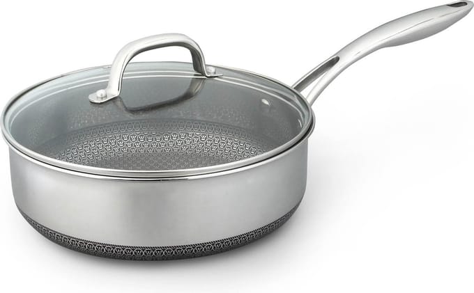 Westinghouse Black Signature Hapjespan – Ø 24 cm – Inductie – Inclusief Deksel
