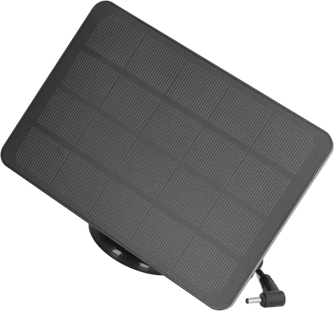 Zonnepaneel Oplader - Energie Oplader - Camera Voeden - 10W Vermogen - 9.8ft Kabel
