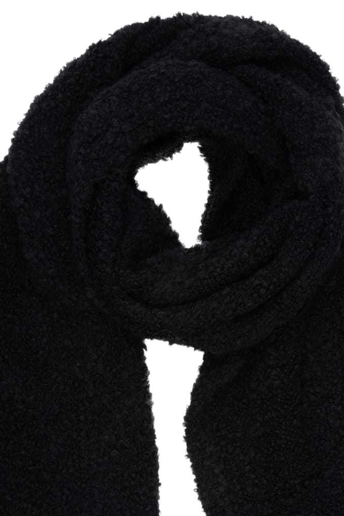 EsQualo Scarf Boucle Knit Black Größe: OS | Schals Outlet | Damen | Schwarz