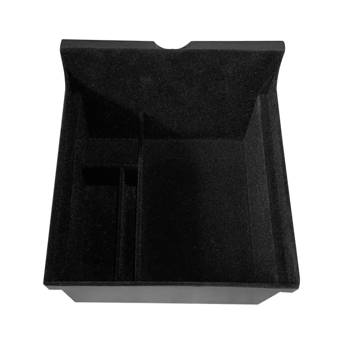 Center Console Organizer Tray replacement for Tesla Model 3 Y  Latest 2021 Hidden Cubby Drawer flocking black