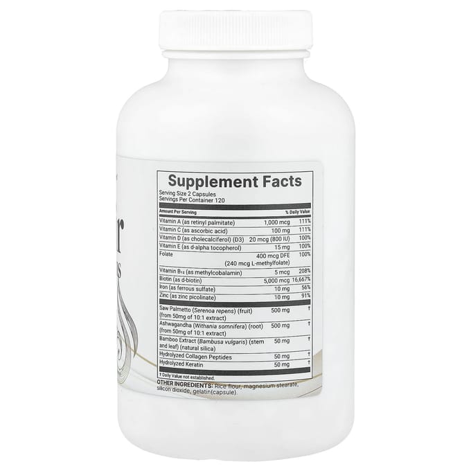 Haarvitaminecomplex, 240 capsules white