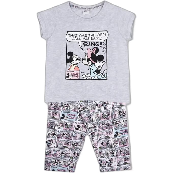 Meisjespyjama Disney Mickey Comic