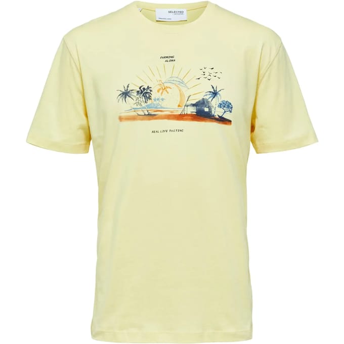 Collar-o T-shirt Selected Slhrelaxcasa