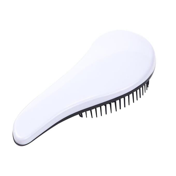 Handvat Ontwarrende Kam Douche Haarborstel Salon Styling Temmer zwart