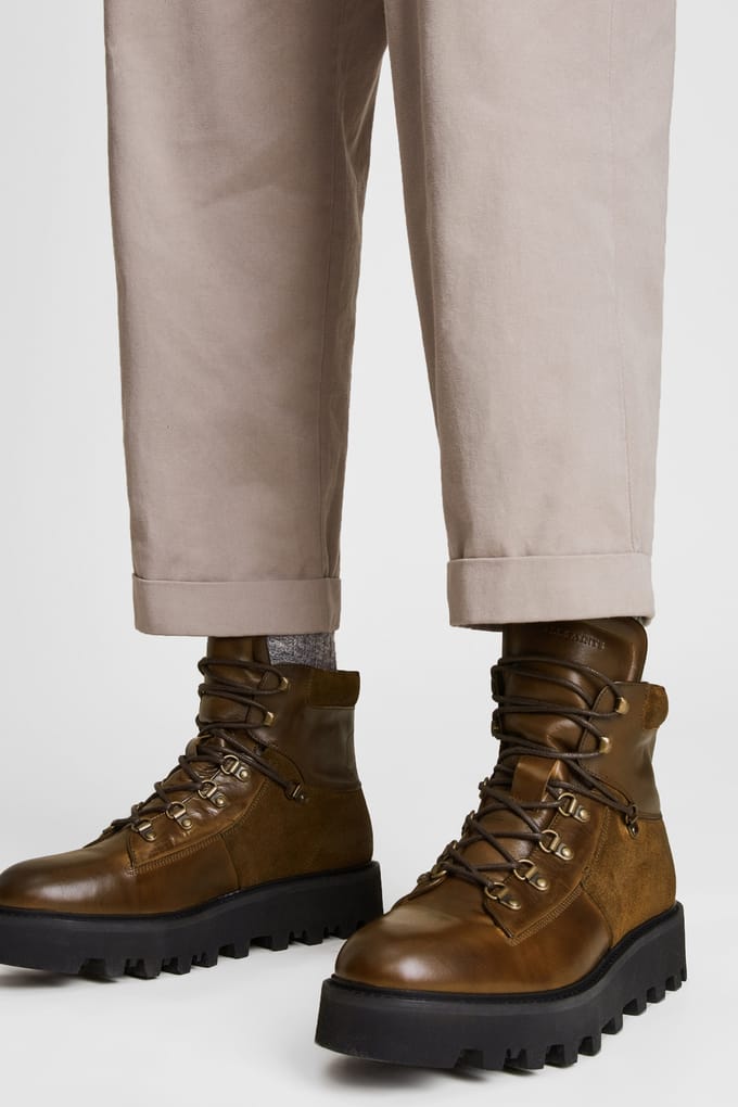 AllSaints Kai Boot Bitter Chocolate Taglia: 42 | Stivali Outlet | Uomo | Marrone