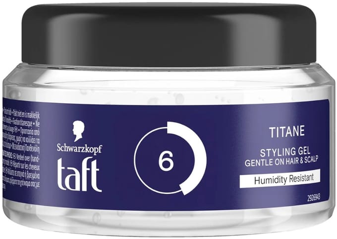 Taft Power gel titane pot 250 Milliliter