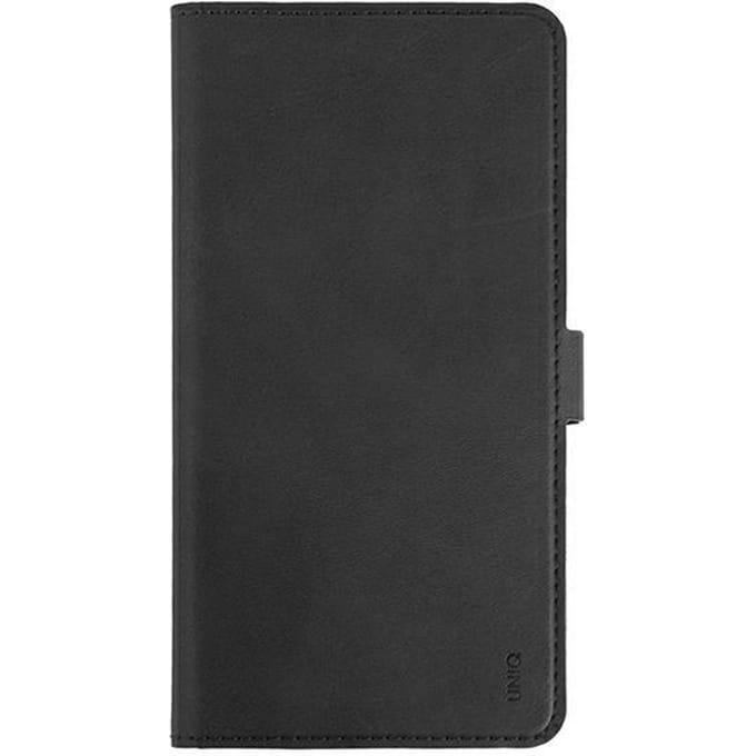 UNIQ Journa - iPhone 12 Pro Max Hoesje - Grijs - Portemonnee - Elegant Design