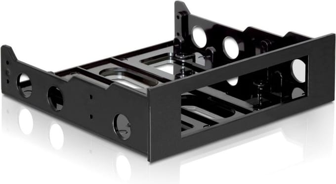 Delock - ZU Installation frame 3.5 Zoll Kunststoff schwarz