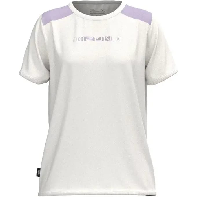 Mizuno Athletics T-shirt Met Korte Mouwen Wit M Vrouw