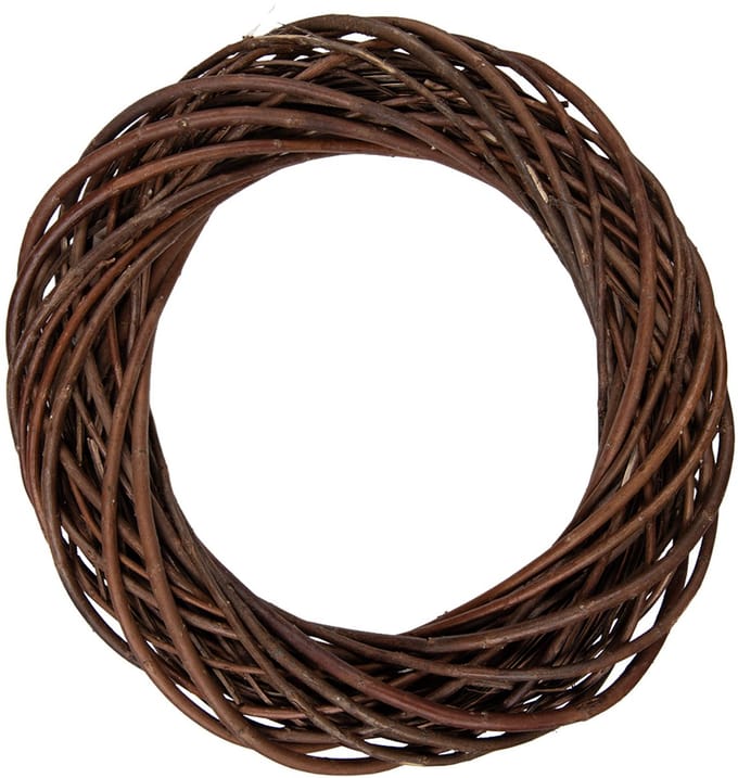 Clayre & Eef Krans Ø 50x8 cm Bruin Rotan