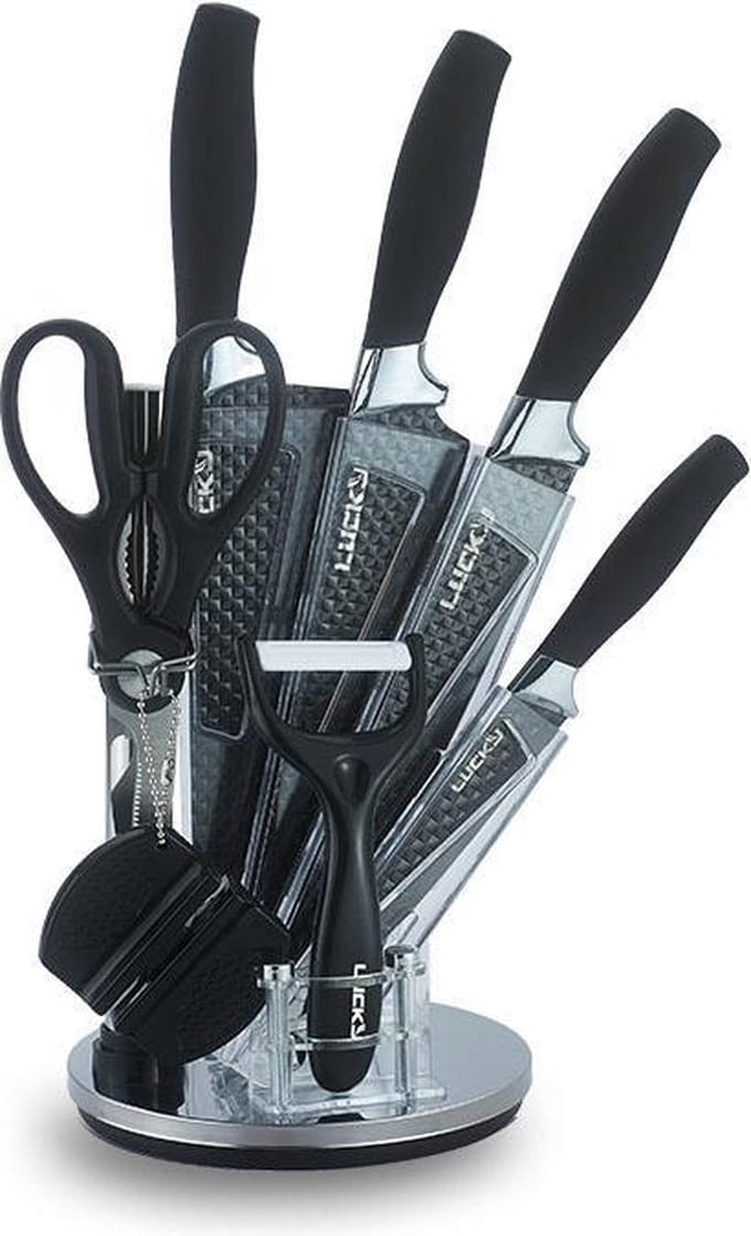 Messensets 8 Delig - Professionele messen - Anti-stick Blade