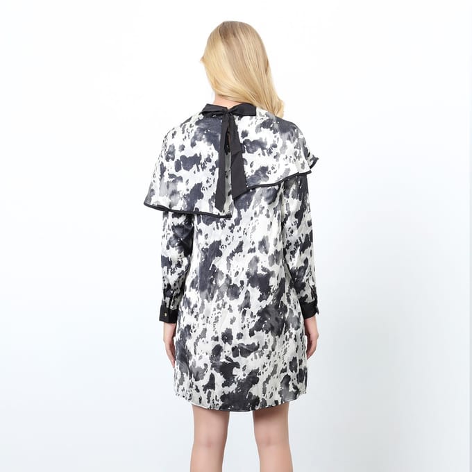 Tuniekjurk met gevlekte print