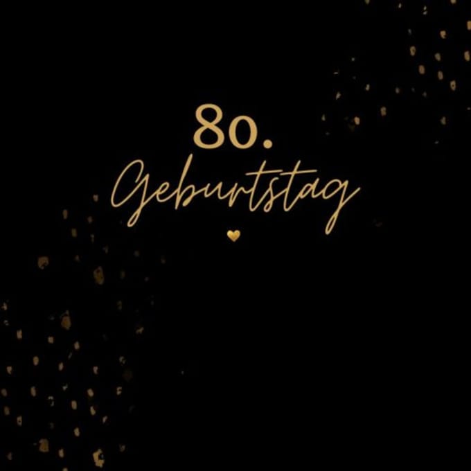 80. Geburtstag- Gästebuch Blanko - Julia S. Klein