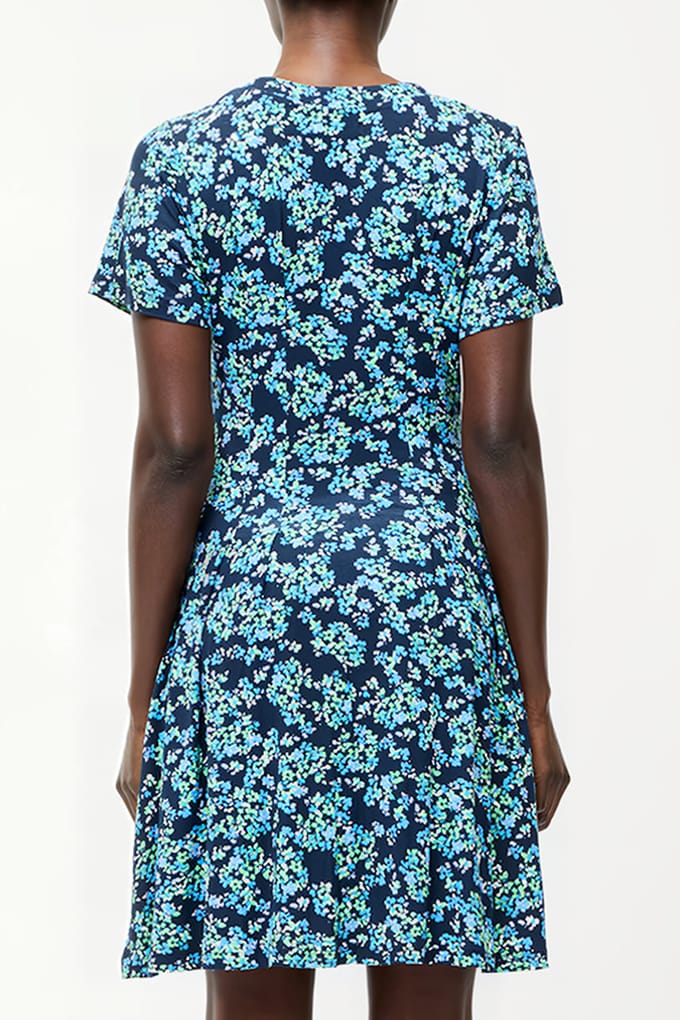 French Connection Benedetta Flippy Dress Sz18 Midnight Multi Taglia: 6 | Abiti Mini Outlet | Donna