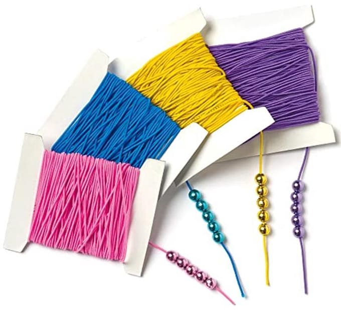 Kleurige Elastiek Band voor Kinderen - Creatief Knutselen, Beading en Sieraden - 10 Meter