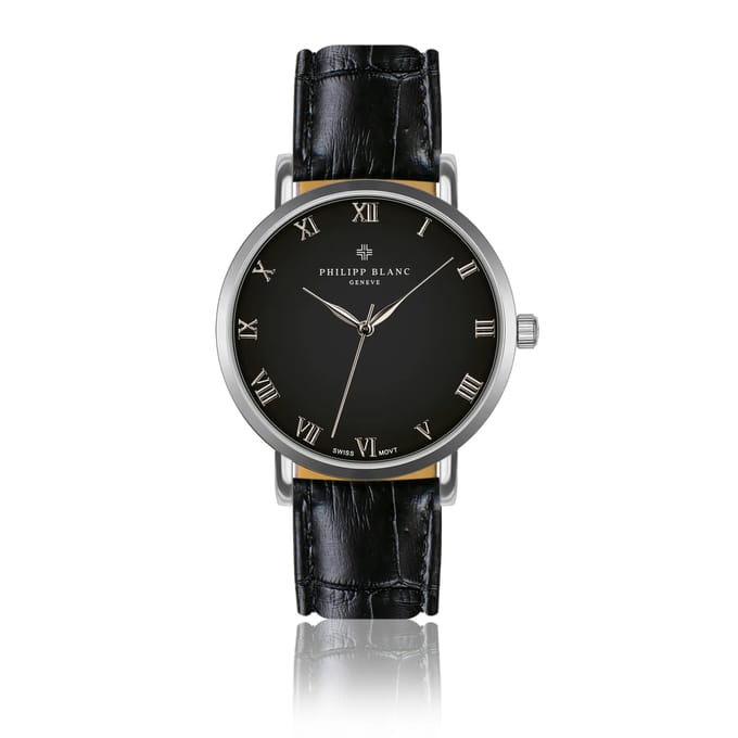 Krokodillenleren horloge Philipp Blanc Bern