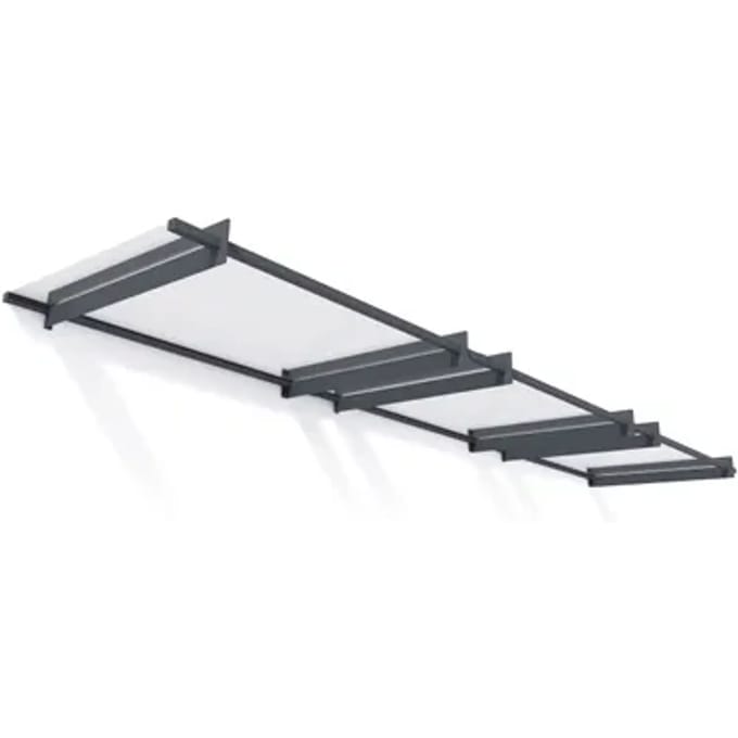 Palram | Canopia - Veranda- En Deurluifel Nancy - Helder - 452x94x14cm