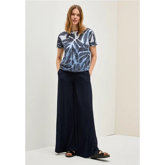 Shirt met Burnout patroon