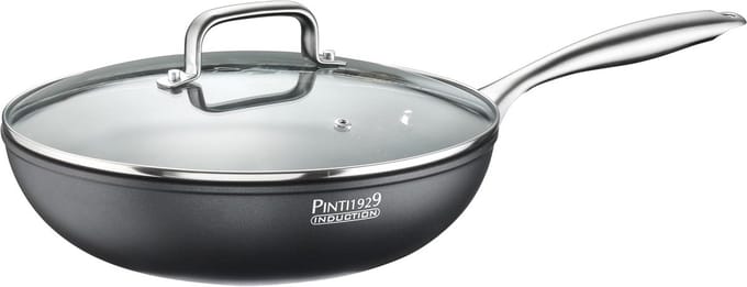 Wok 28 cm Geschikt voor Alle Warmtebronnen, Inclusief Inductie