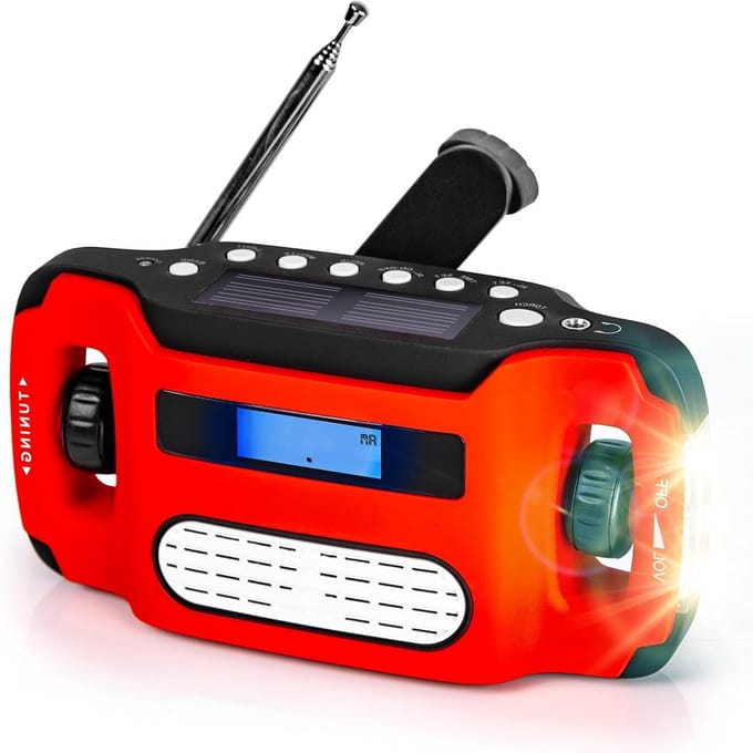 Noodradio - Noodpakket Oorlog - Draagbare Radio -