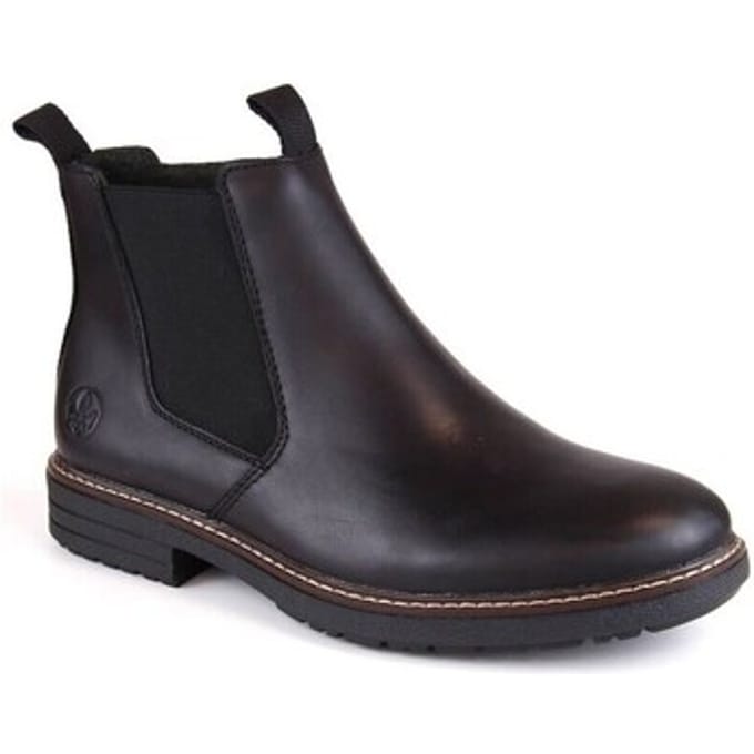 Rieker Booties 33180, Mannen, Zwart, Chelsea laarzen, maat: 42