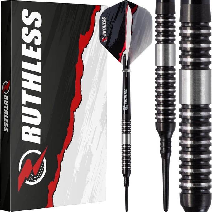 Soft Tip Darts Set 18g Zwart - Professionele Tungsten Dartpijlen met Titanium Coating