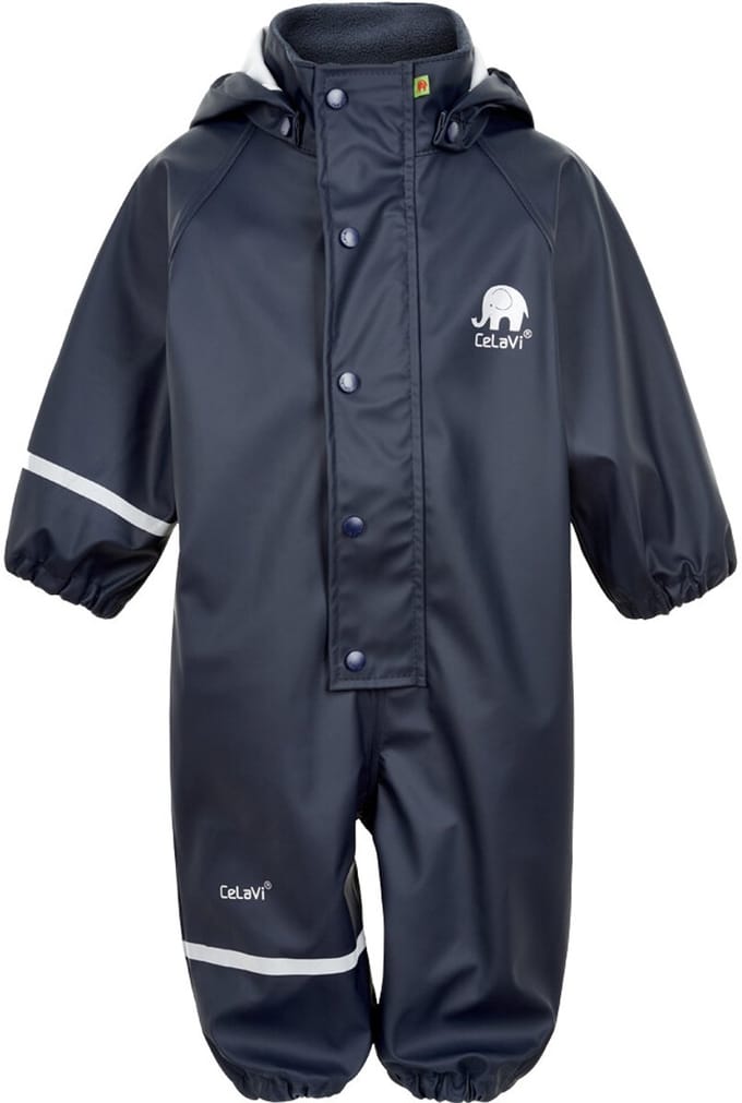 CeLaVi - Regenoverall voor kinderen - Dark Navy - maat 70 (72-80cm)