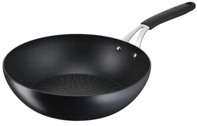 28 cm Antiaanbak Wokpan - Ideaal voor Koken en Bakken
