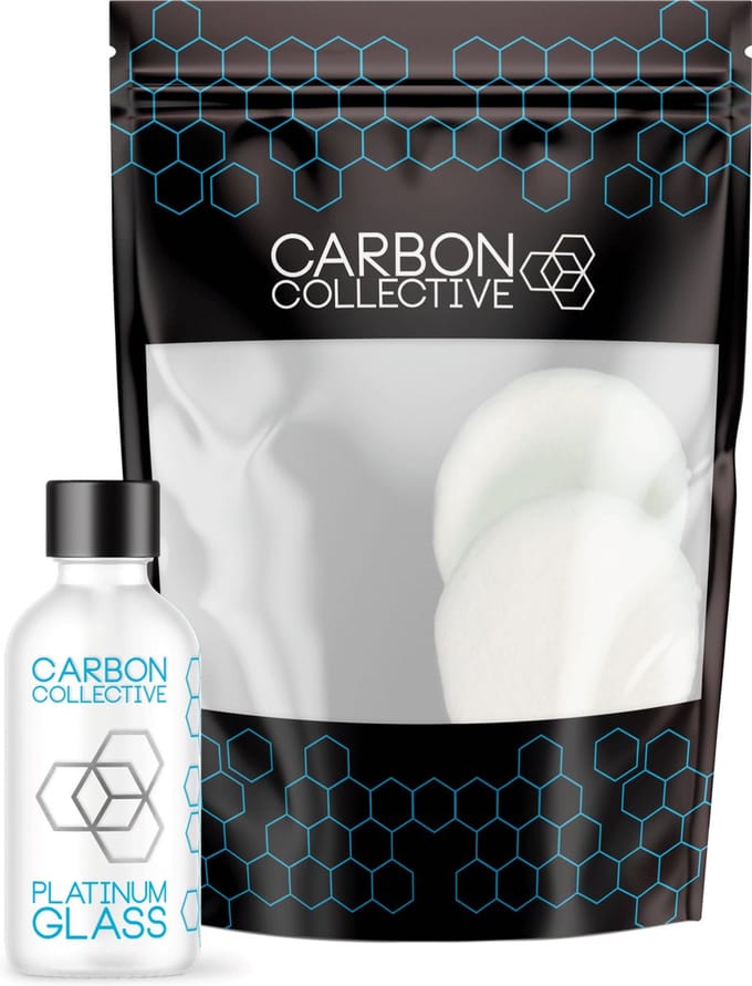 CARBON COLLECTIVE - PRO - Platinum Glass Coating V2 - For Glass, Perspex & Plexiglass Surfaces - 3.0