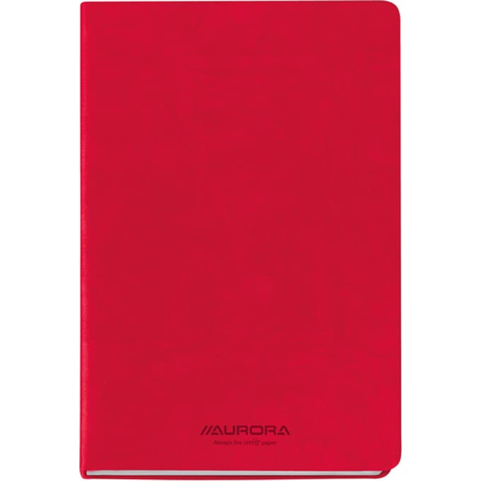 Notitieboek Aurora Capri A5 192blz lijn 80gr rood