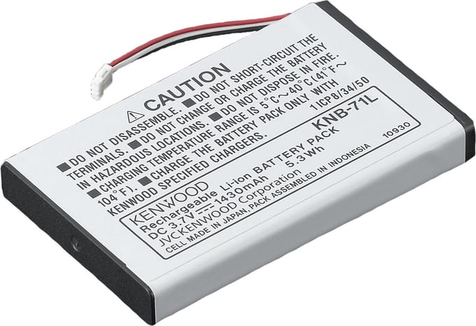 Kenwood KNB-71L Batterypack voor de Kenwood PKT-23e