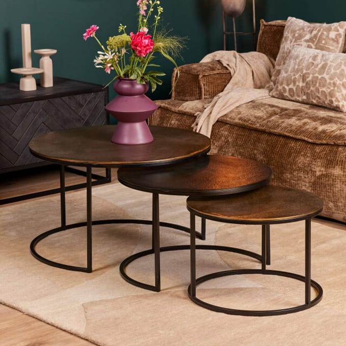 Starfurn - Salontafel Xaro - Brons - 75x75x75 cm
