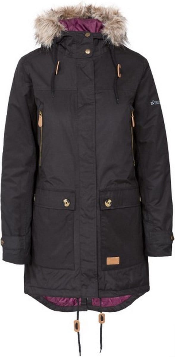 Trespass damesregenjas Clea - Damesjas Tp50 Zwart