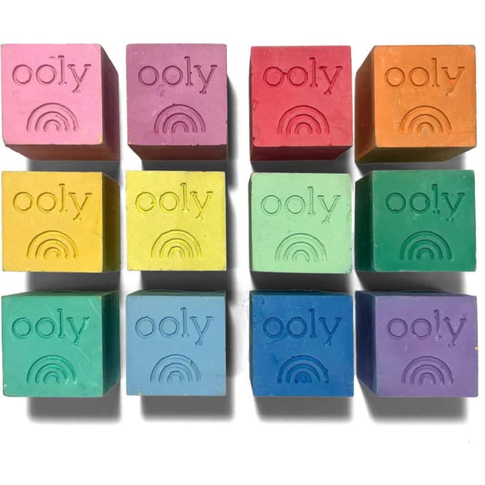 OOLY Chalk O Rama block sidewalk chalk 3 jr+