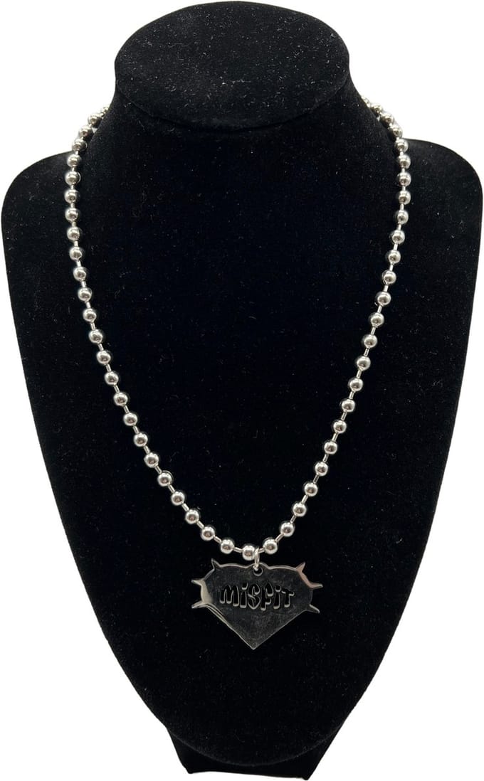 Misfit, Buitenbeentje, Ketting, Hanger, Hartje