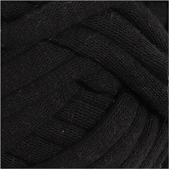 Textielgaren, L: 45 M, needle 10-12, zwart, 100 gr/ 1 bol