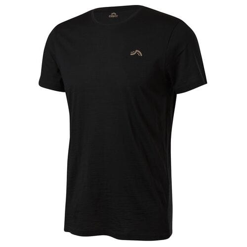 CRIVIT Heren sportshirt (Zwart, S)