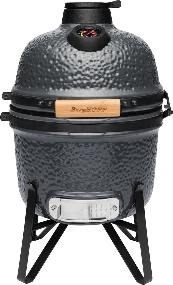 RON Keramische BBQ Small steengrijs 33cm - Grijs -