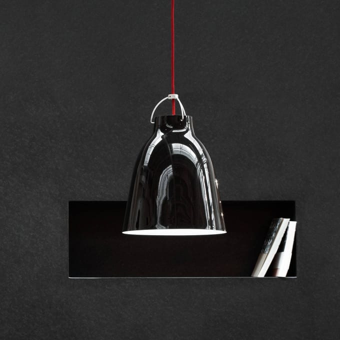 Fritz Hansen - Caravaggio hanglamp - zwart - Kabellengte 3m - P2=M